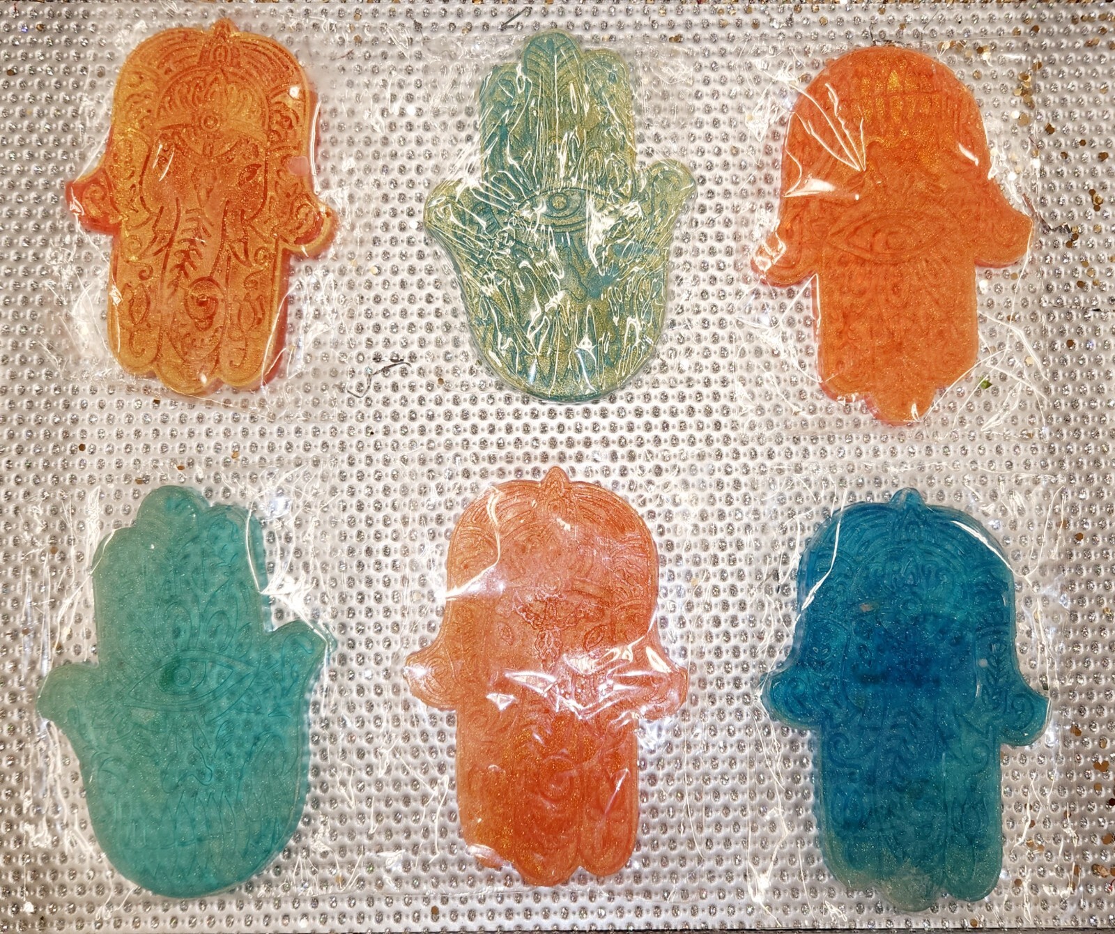 SOAP Handmade. The Hamsa. Symbolic Hand of Fatima. Spiritual Soap. Elephant. Eye