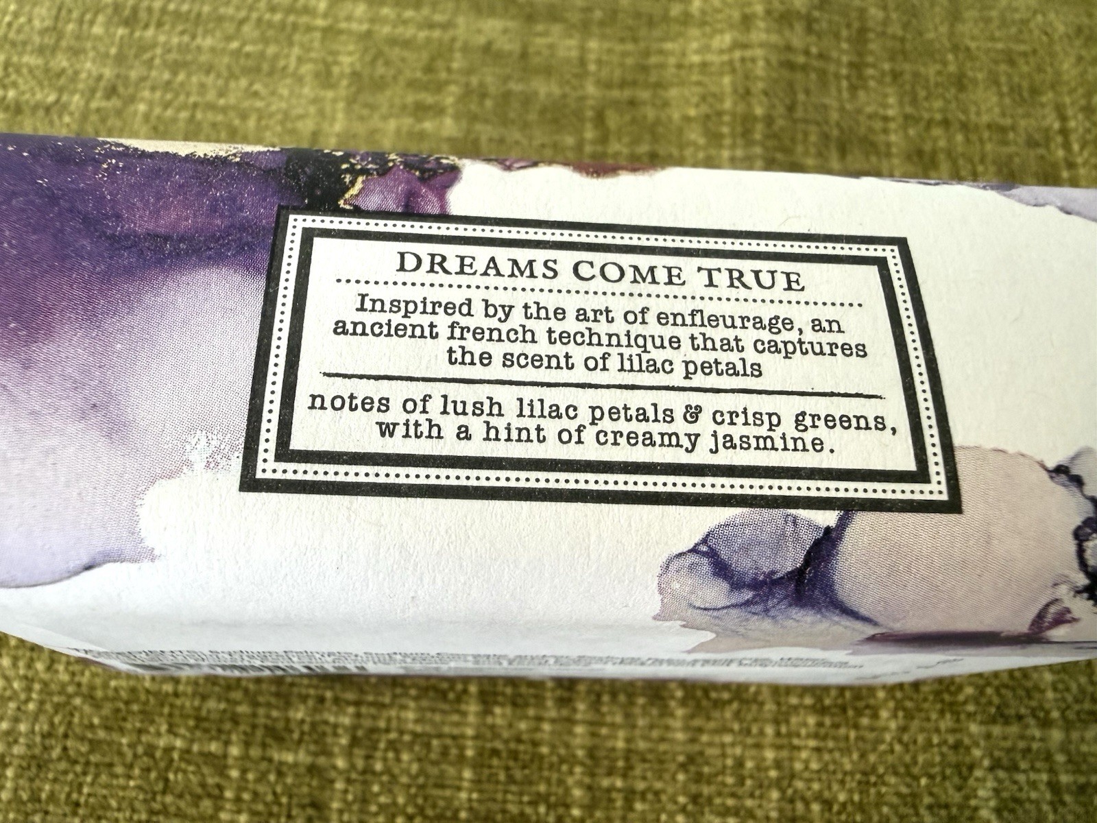 BEEKMAN 1802 LILAC DREAM BAR GOAT MILK SOAP 9oz NEW SHIPPING FREE