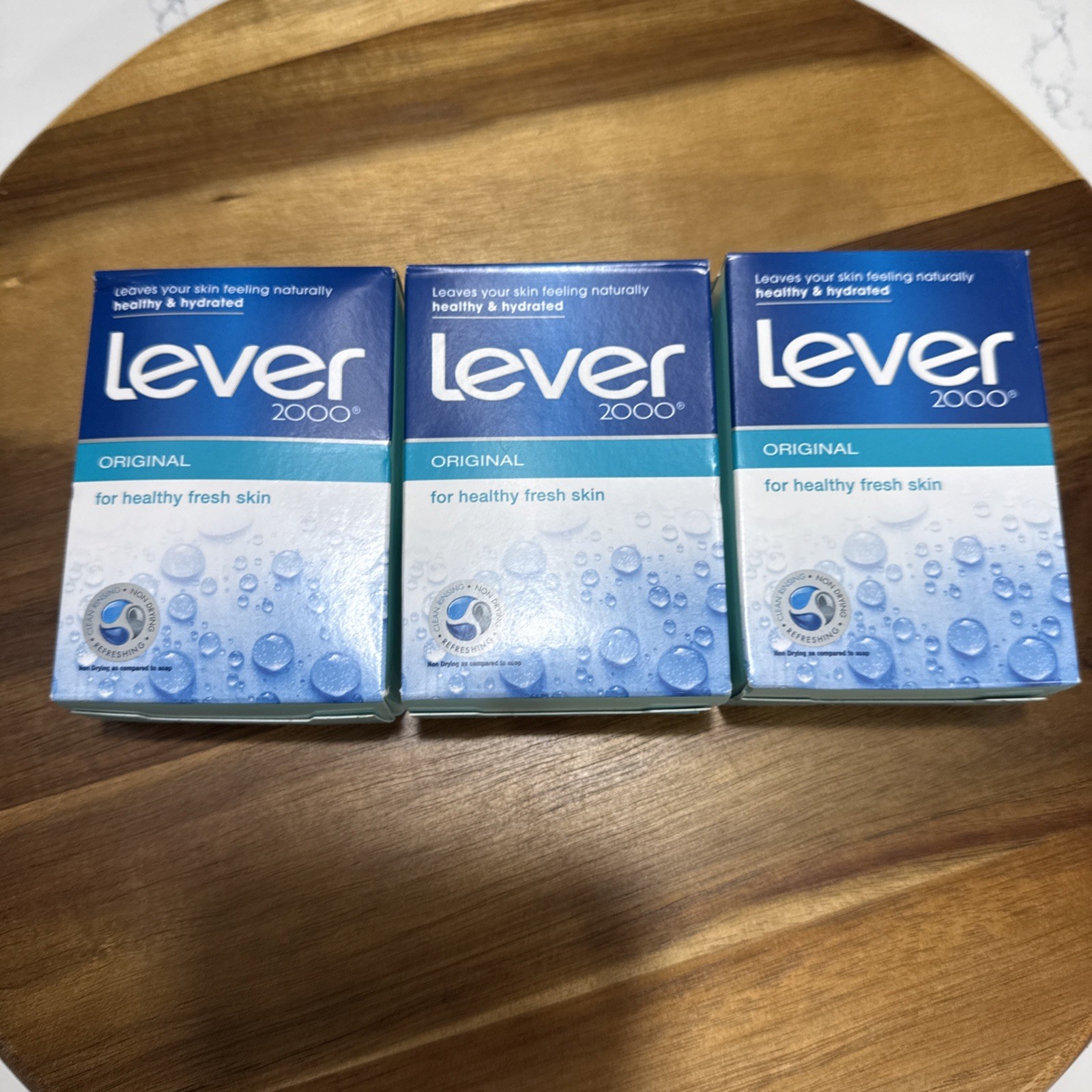 Lever 2000 Bar Soap 3- 4 Oz Bars NOS