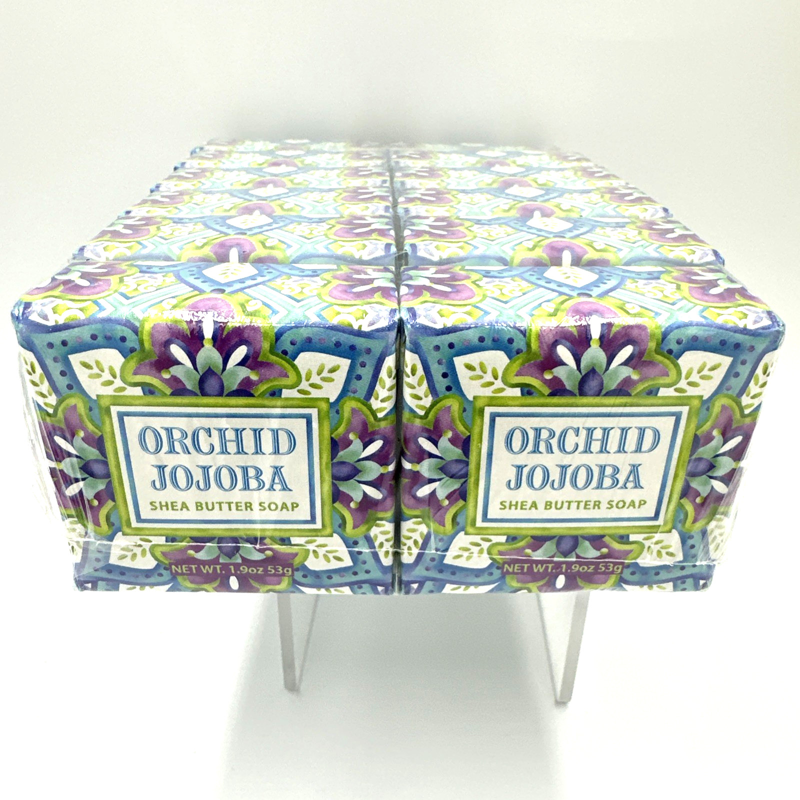 Greenwich Bay Orchid Jojoba Shea Butter Soap Lot Of 12 Bars/1.9oz Each