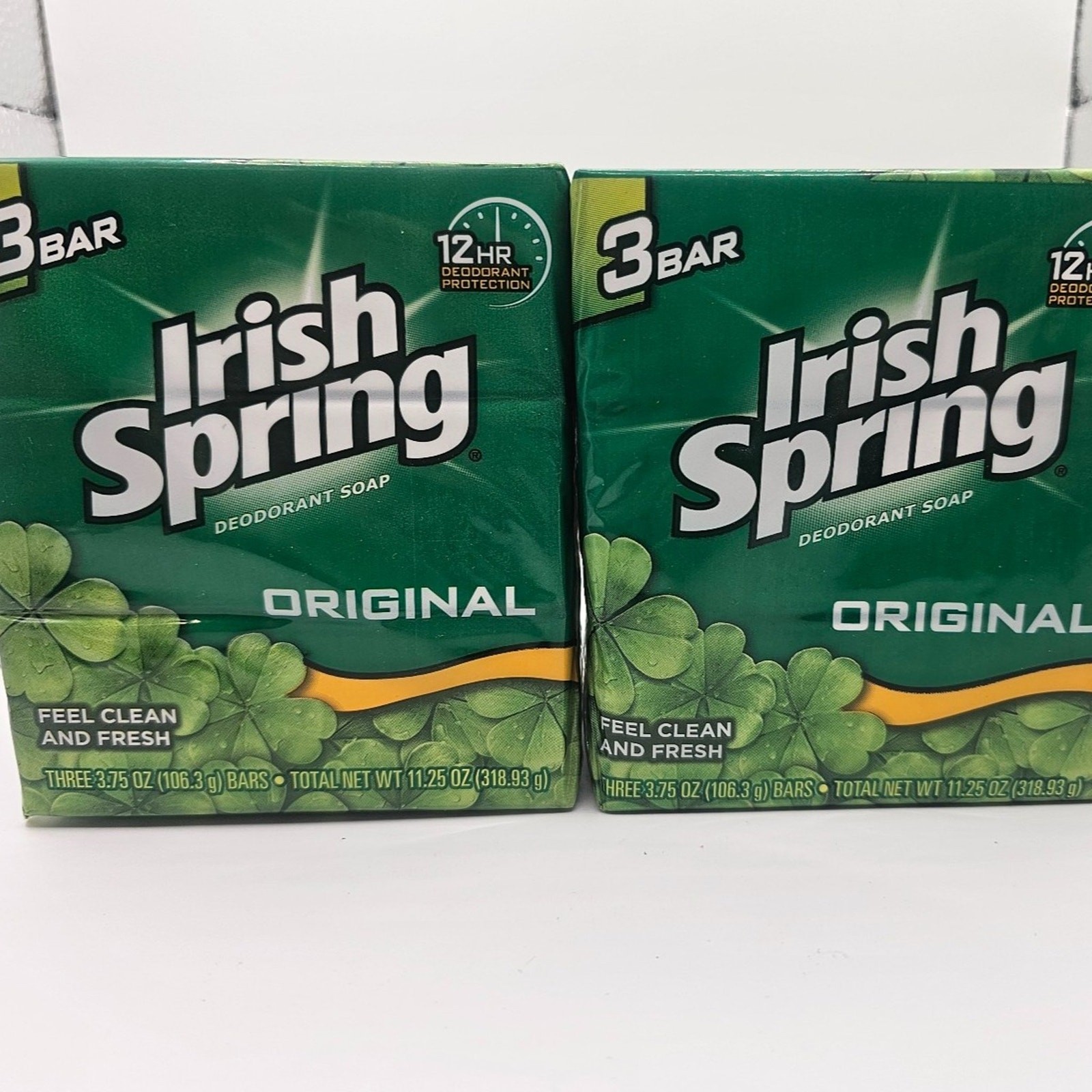 Original Irish Spring w/ Tallow Discontinued 3.75oz each 6 BARS TOTAL