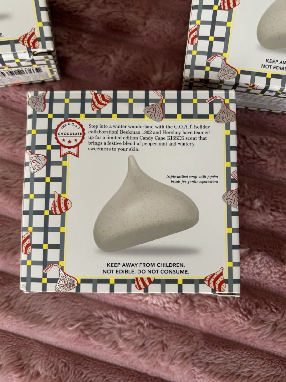 Beekman 1802 Hersheys Limited Edition Candy Cane Scented Soap 3.5