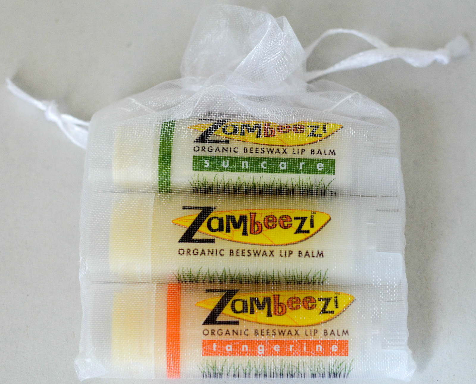 Wedding Favors with Zambeezi Organic Beeswax Lip Balm Fair Trade from Africa