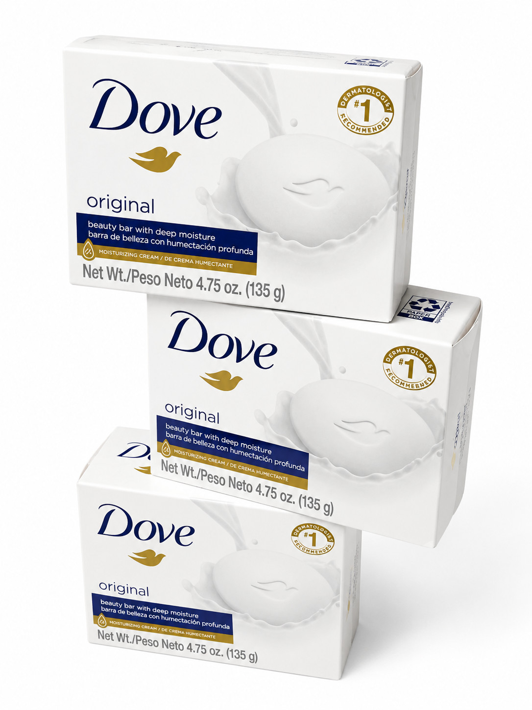 Dove Original Soap Bar – 4.7oz ( 3 Pack)