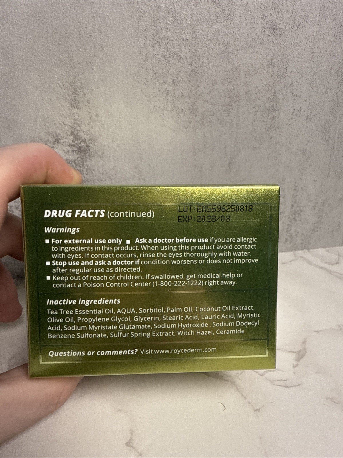 Roycederm Antifungal Antibacterial Tea Tree Soap | Treatment Soap for Face &…
