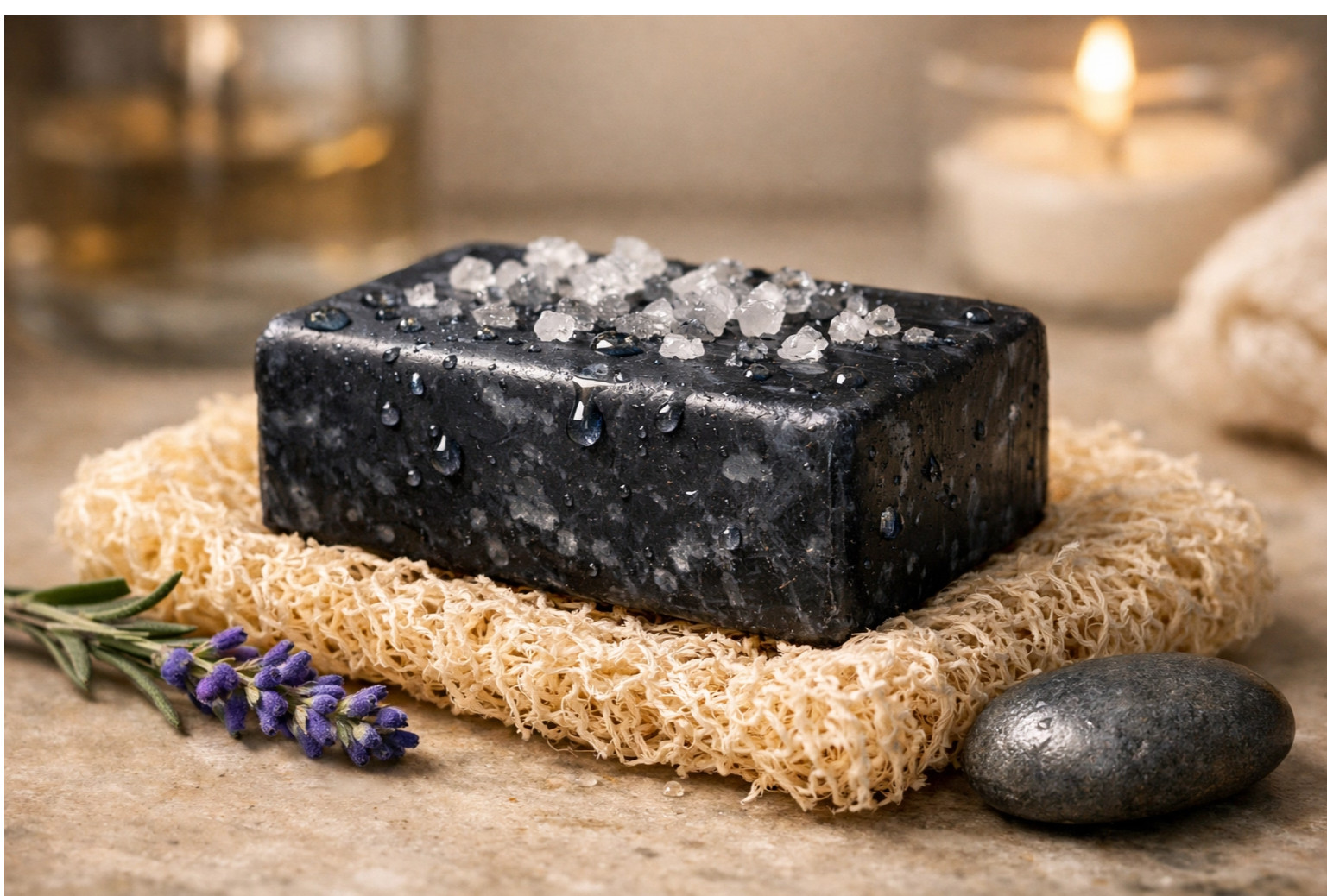 Dead Sea Mud Soap 90g Natural Organic Acne Treatment Deep Pore Cleanser Face Bar