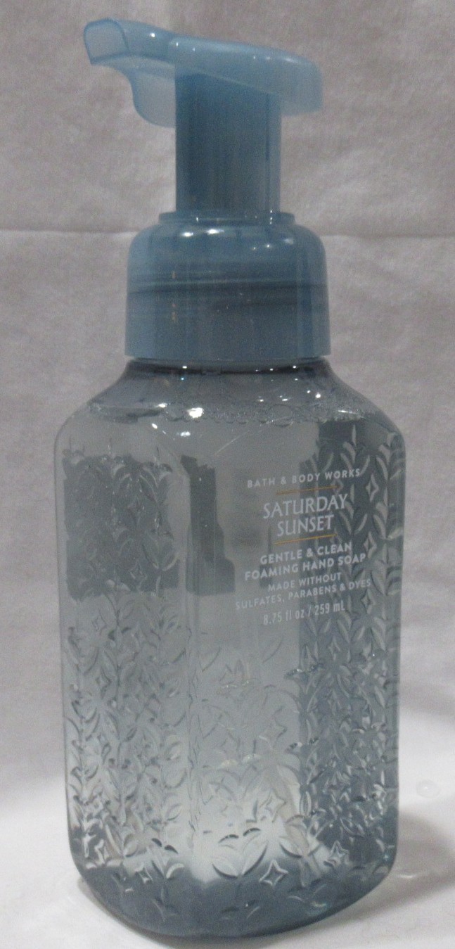 Bath & Body Works Gentle & Clean Foaming Hand Soap Lot 2 SATURDAY SUNSET