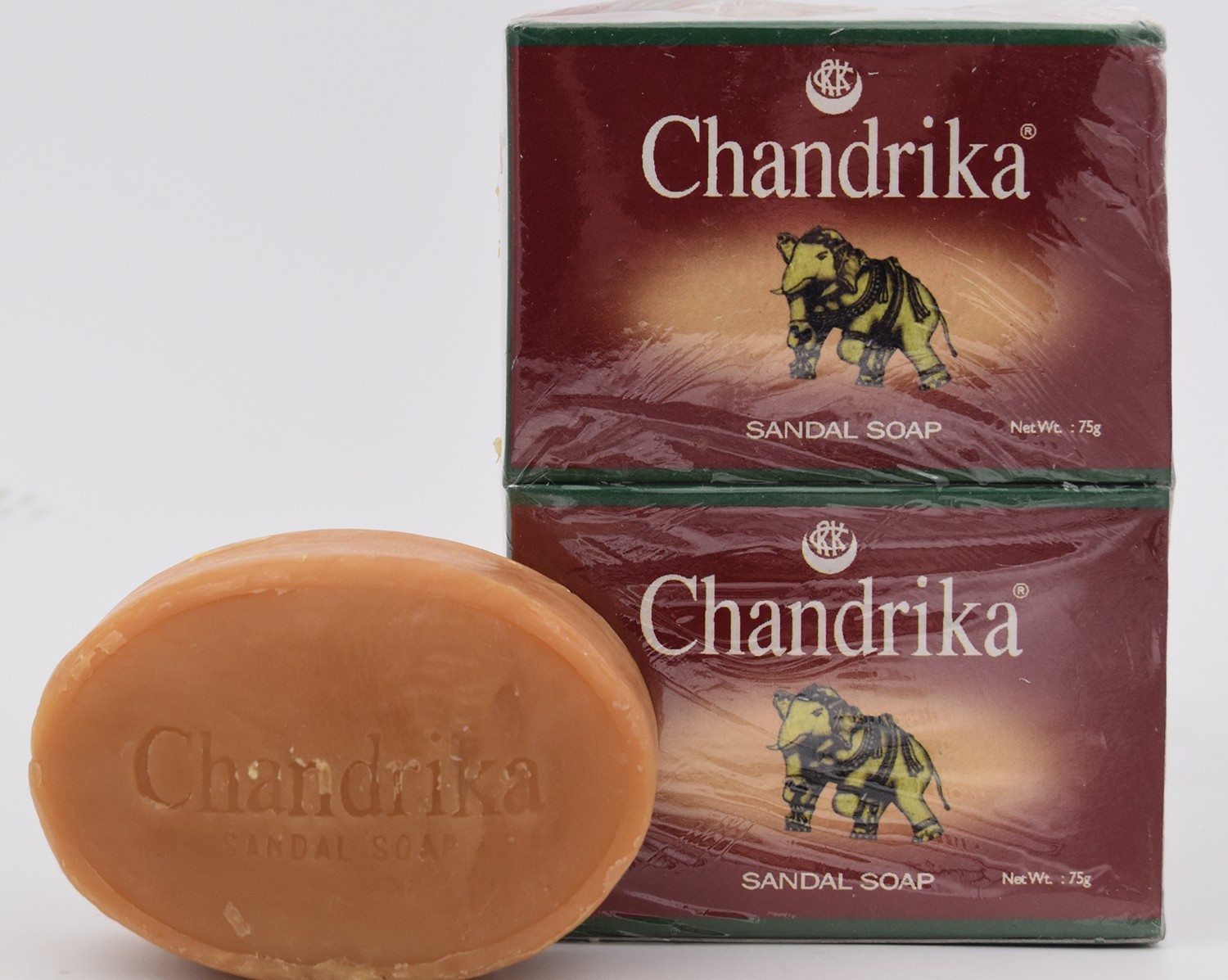 10x Chandrika Ayurvedic Sandal Soap: Organic, Vegan with Coconut Oil, Sandalwood
