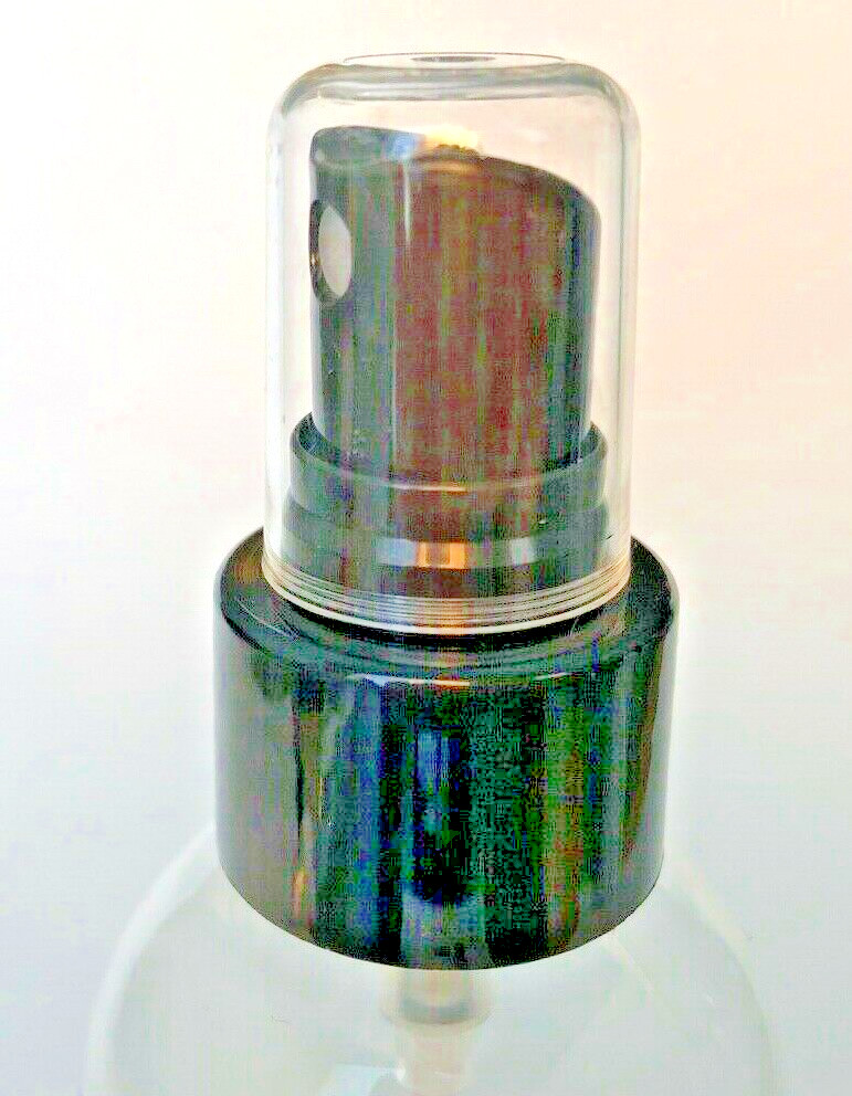 24/410 black natural or white plastic fine mist sprayers with caps