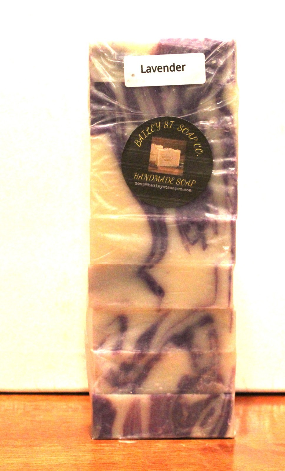 Lavender Cold Processed Handmade Soap Loaf 9 Precut Bars