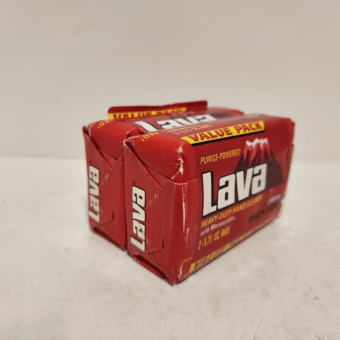 Lava Heavy Duty Hand Cleaner 2 Pack 5.75oz Bar Soap Red NASCAR Package