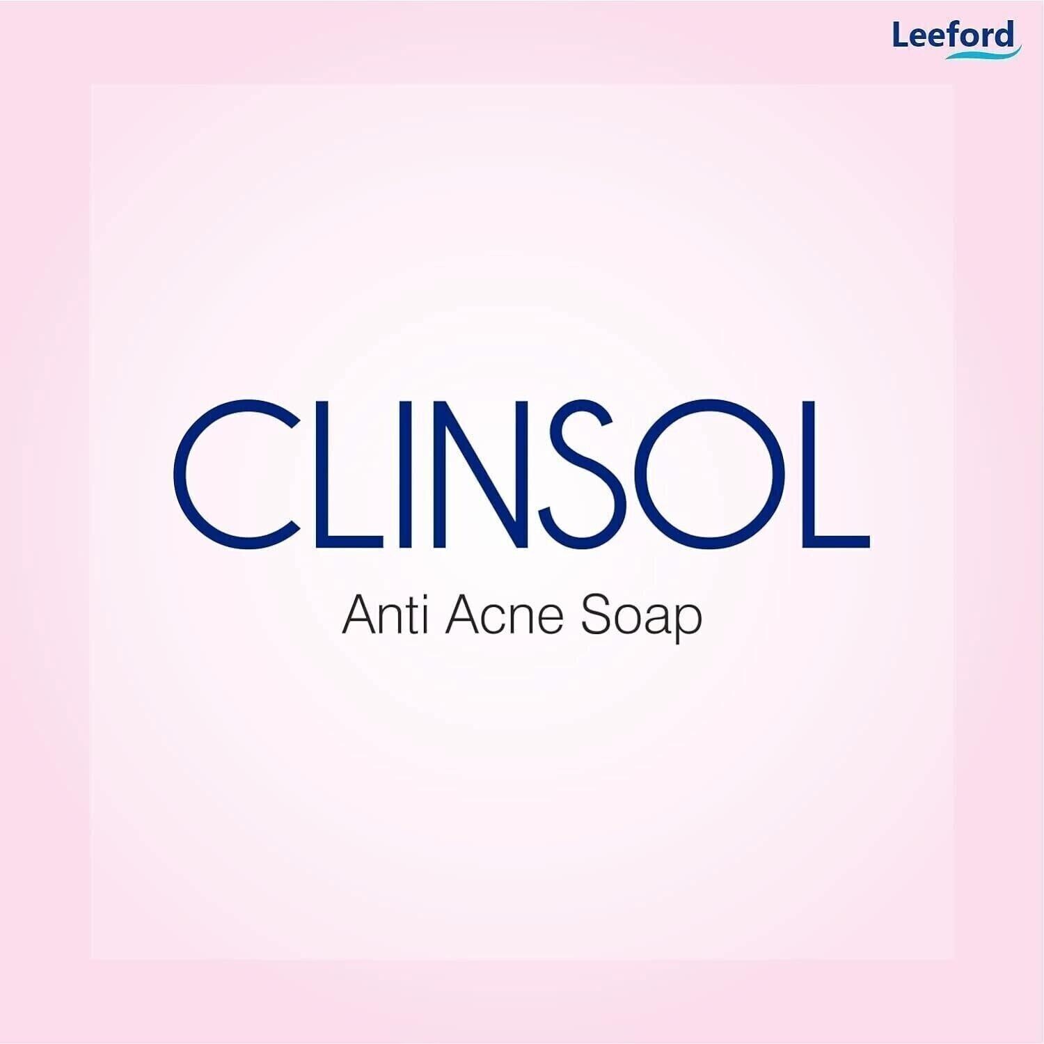 CLINSOL SOAP PACK OF 10 (75G EACH) BEST FOR ACNE & OILY SKIN ENRICHED TEA TREE