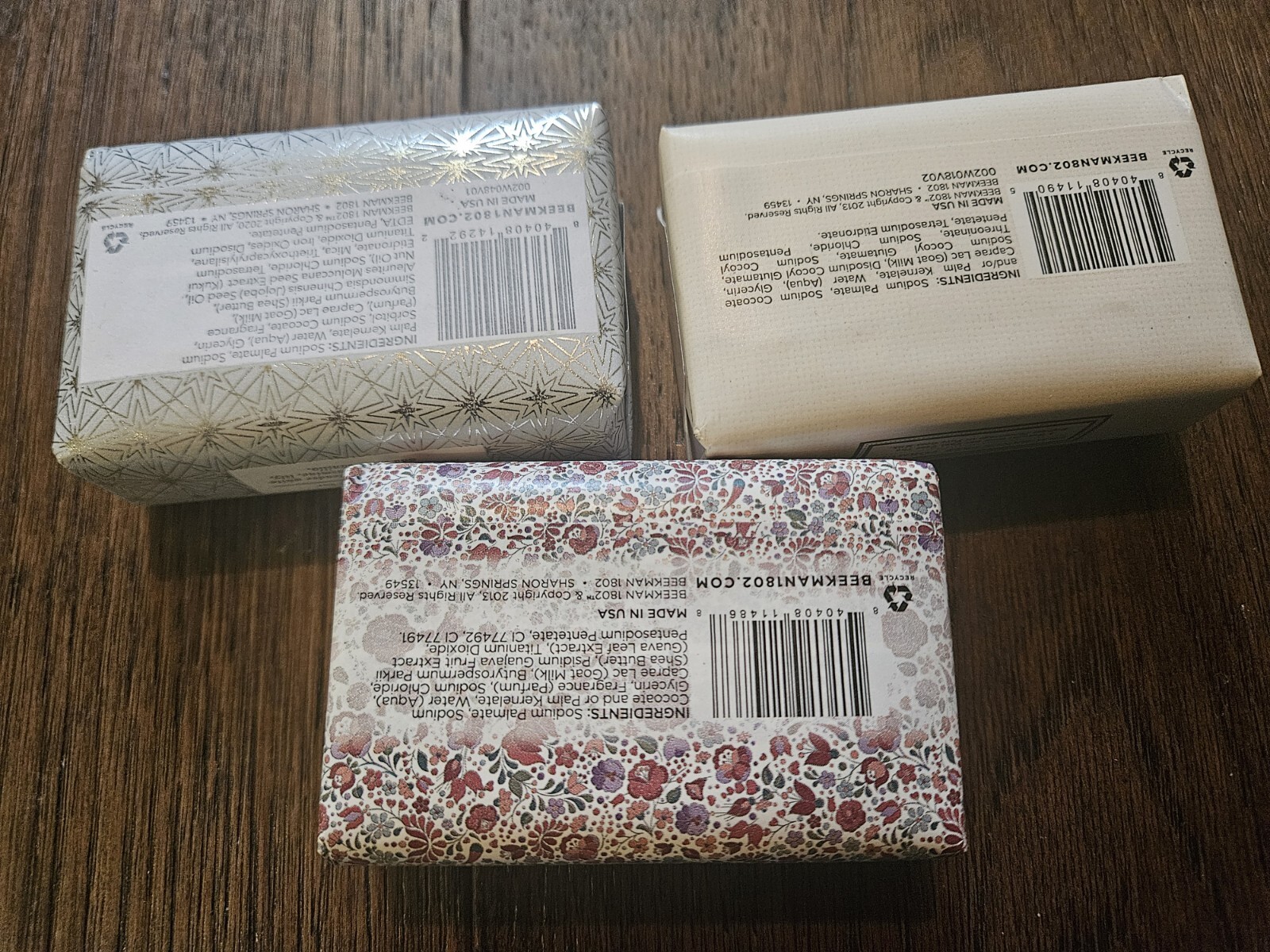 3 Beekman 1802 Soap Honeyed Grapefruit Shine Bright Goat Milk 3.5 oz New In Pack