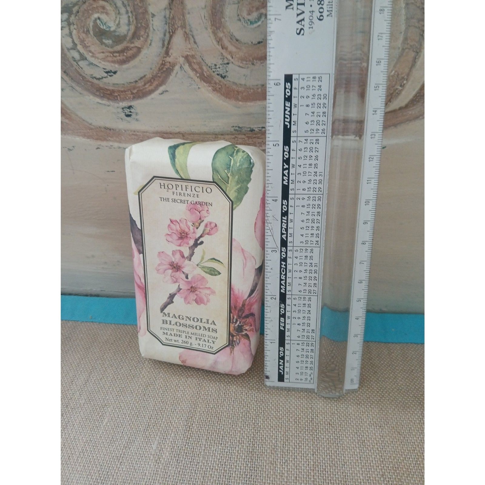 Hopificio Firenze Magnolia Blossoms Finest Triple Milled Soap Italy 9.17 oz