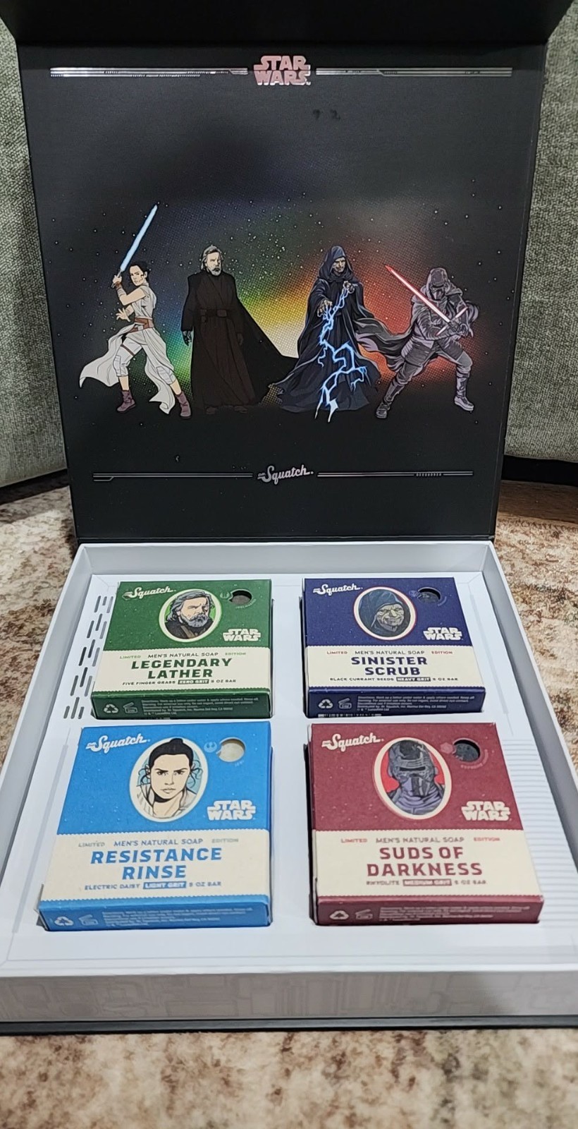 Dr. Squatch STAR WARS Collection I w/Limited Edition Collectors Box