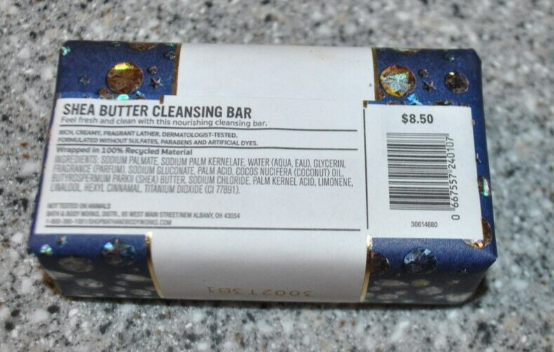 Bath & Body Works “Dream Bright” Shea Butter Cleansing Bar Soap 5 Oz ~ New