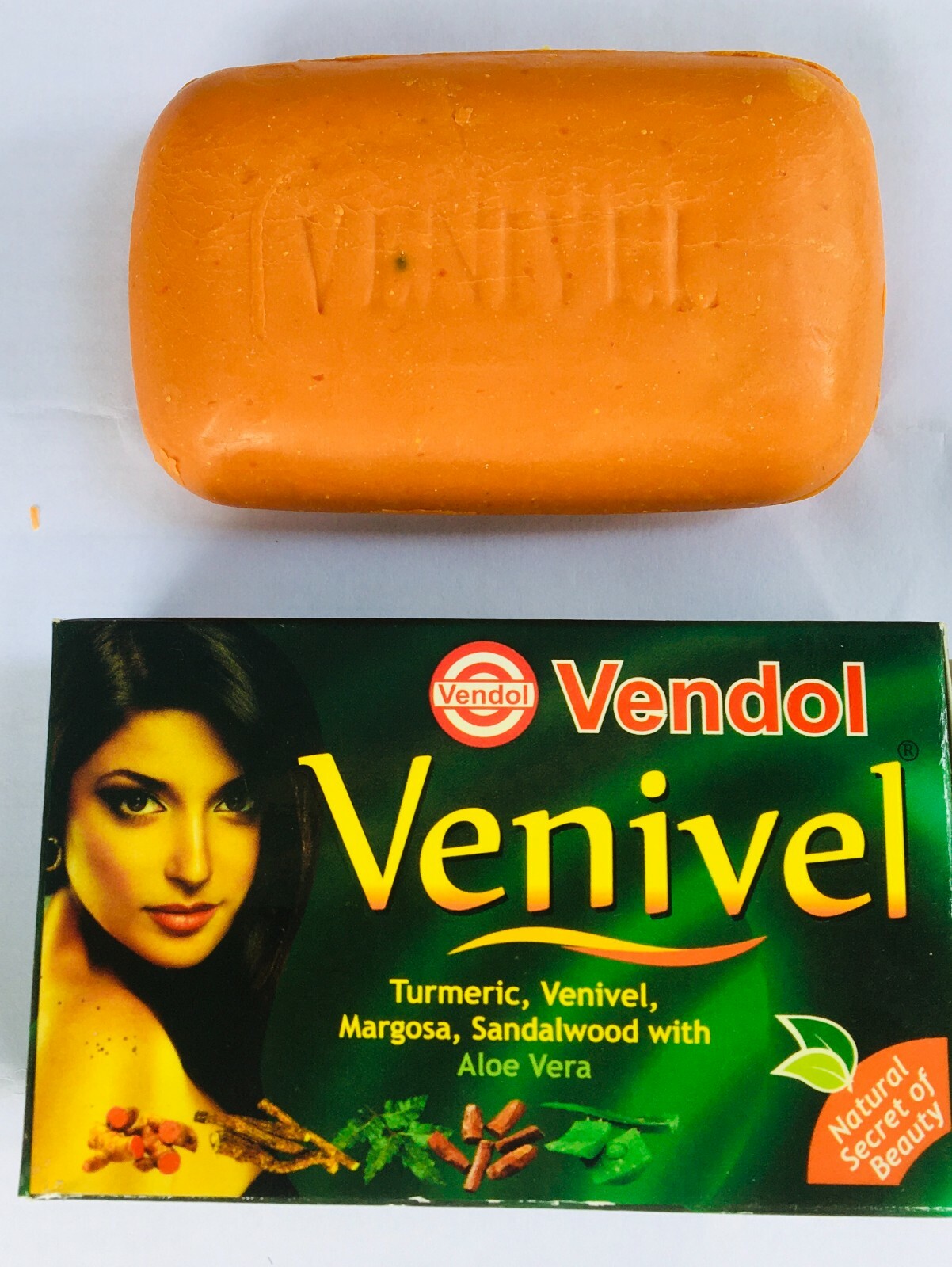 VENDOL VENIVEL HERBAL AYURVEDIC BEAUTY SOAP 80g NATURAL SRI LANKA