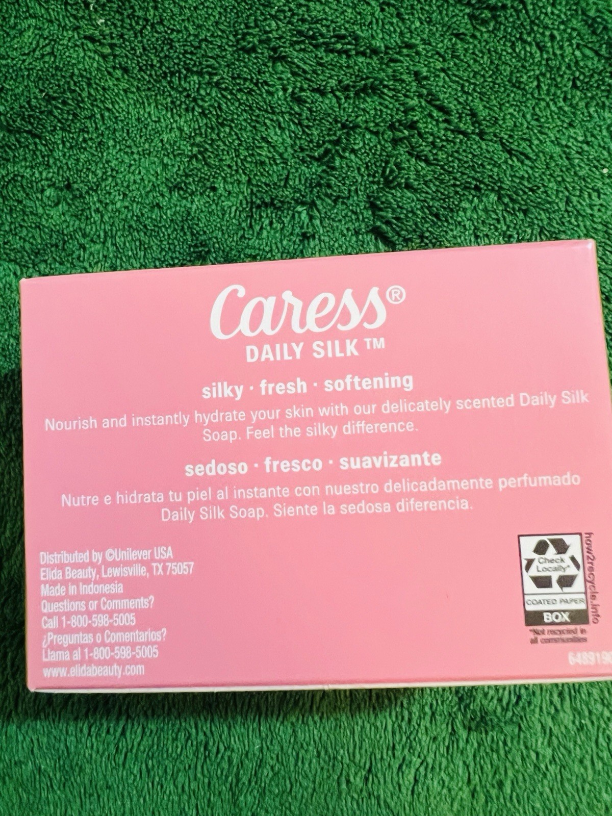 Caress Daily Silk Moisturizing Bar Soap White Peach & Orange Blossom 3.15 oz