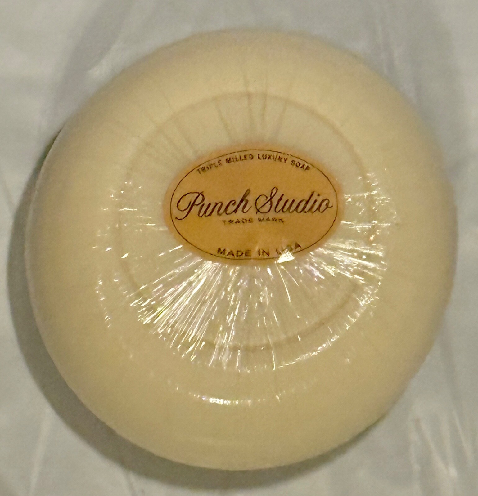 Punch Studio 5oz Lemon Verbena Monogram J Soap With Antique Designer Round Box