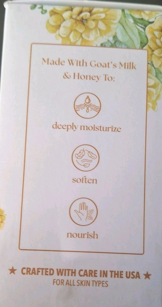 Provence Essentials Goat’s Milk & Honey Organic 3-Bar Soap Set All Skin Types