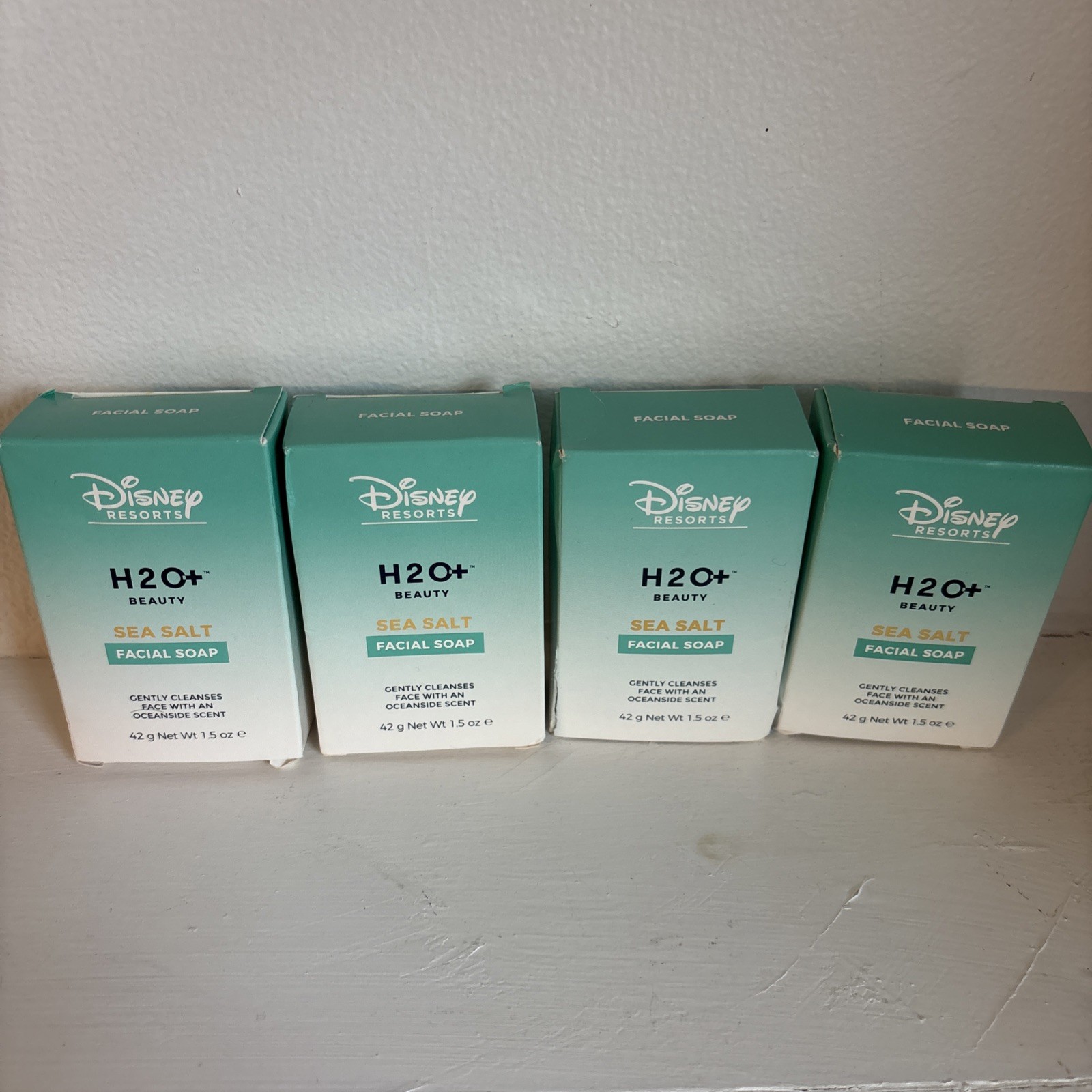 4x Disney H2O+ Sea Salt Facial Soap Set 42g Ocean Scent