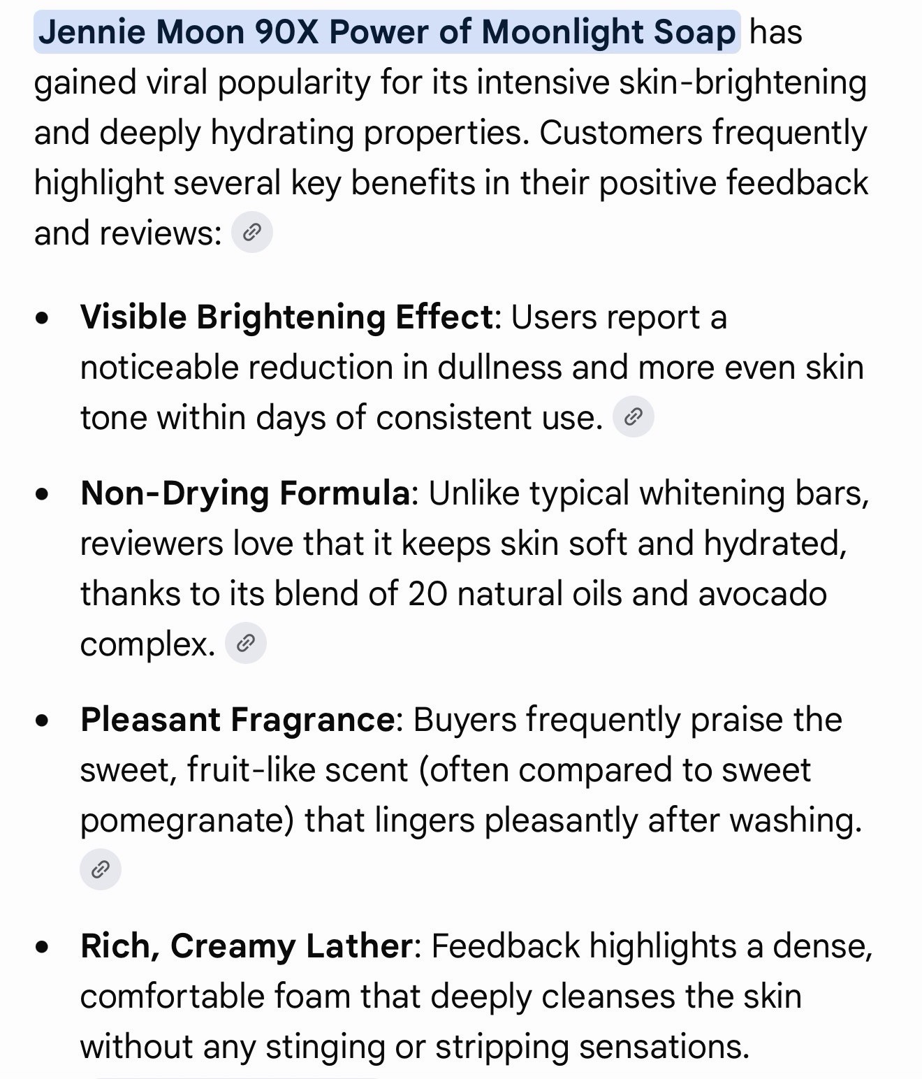 Jennie Moon 90X Power of Moonlight Brightening Soap, Moisturizing Avocado