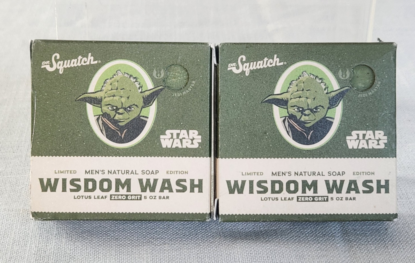Dr. Squatch Star Wars Wisdom Wash Yoda Two Men’s Natural Soap Bars