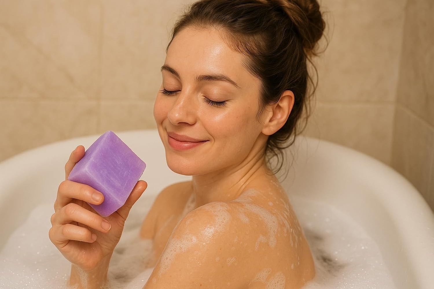 Argan Oil Soap Bar for Face & Body Moisturizing Cleanser Glow for All Skin Types