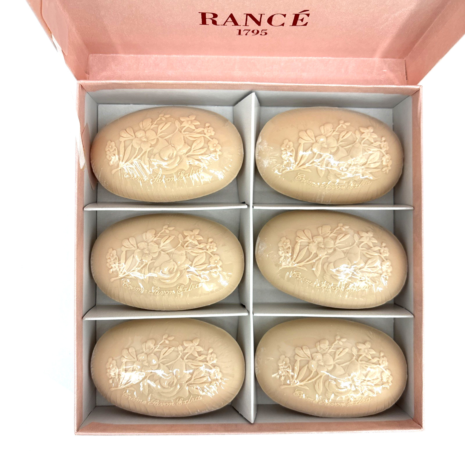 Rance 1795 Creme Savon Extra Tuberose Bar Soap Set of 6 Bars (3.5oz) Italy NIB
