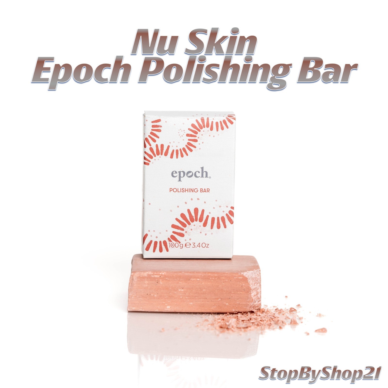 [2 Bars] Nu Skin NuSkin Epoch Polishing Bar Soap-Free Polishing Bar Exp 02/2028