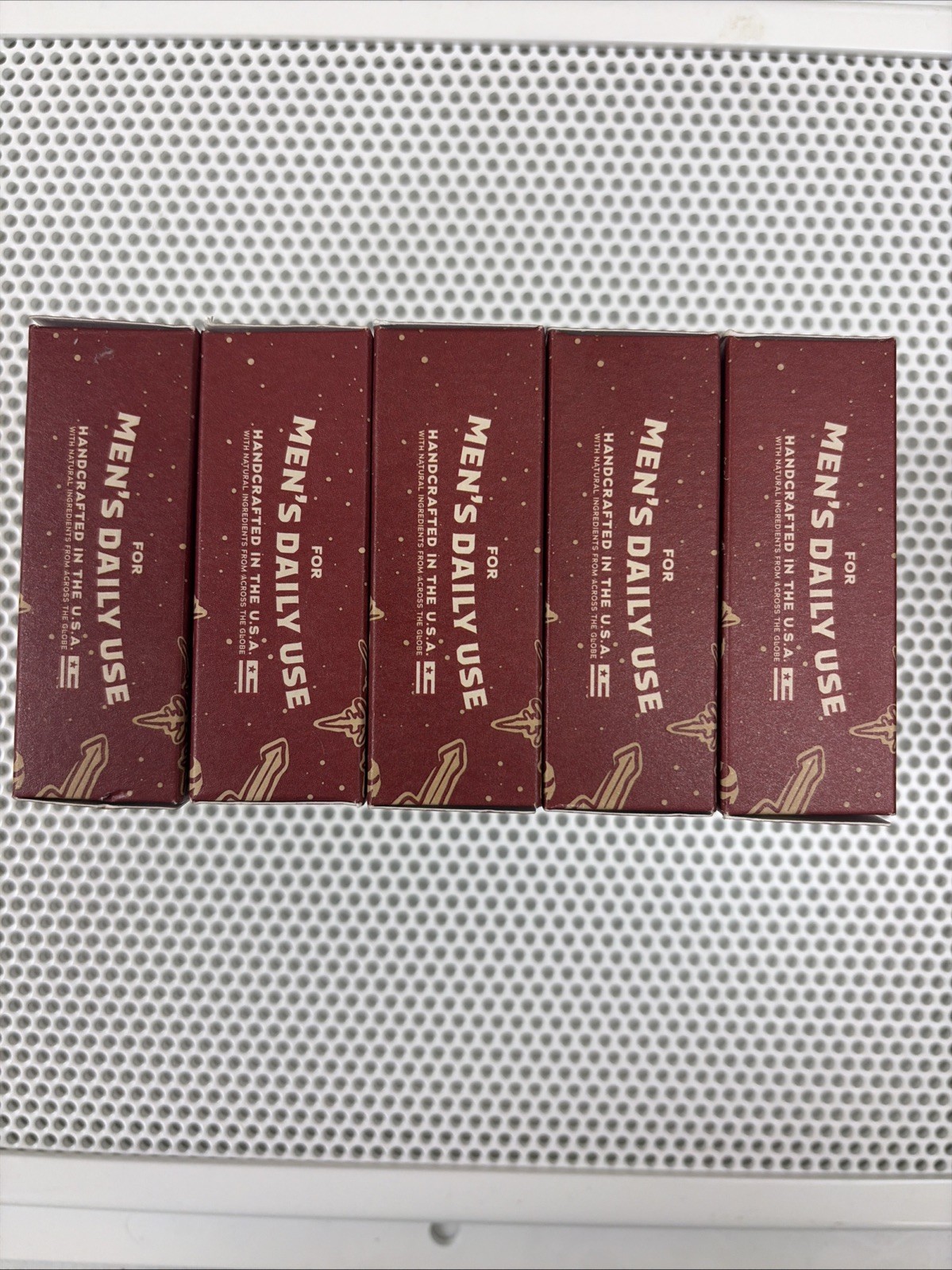 Dr. Squatch Limited Edition Frosty Peppermint Bars Men’s Natural Soap Lot of 5