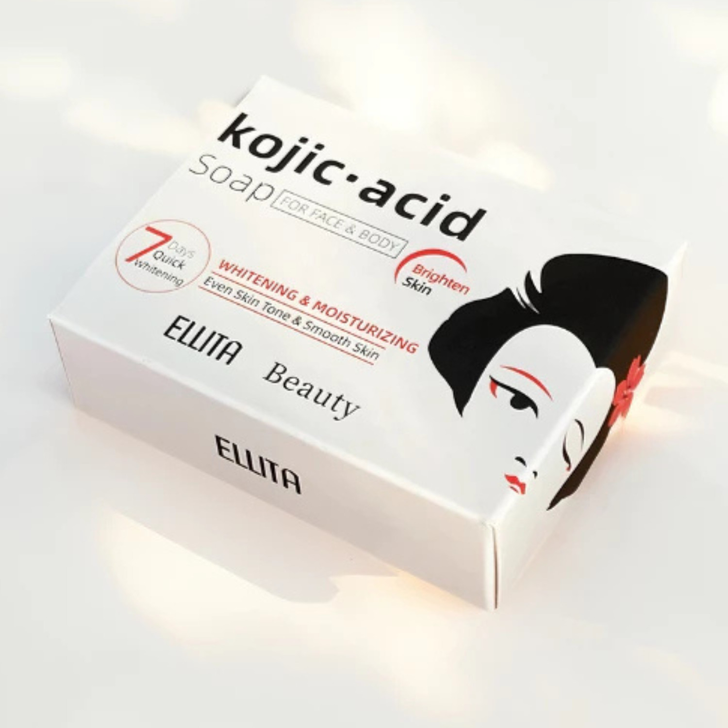 4 Bar x 65g Soap Kojic Acid Soap Skin Lightening Kojic Acid Original