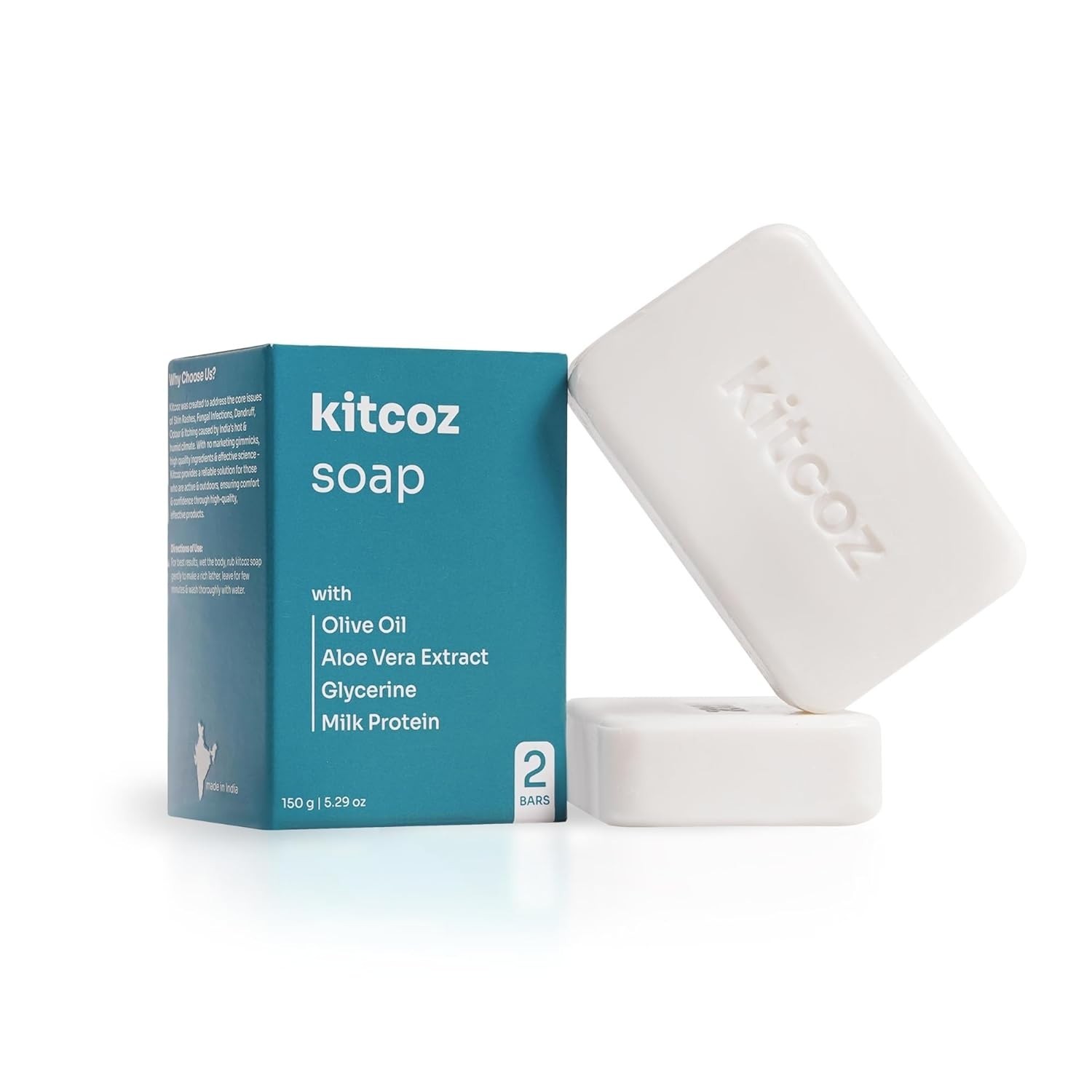 kitcoz soap bar helps in anti fungal foe skin 75 gm free shipping