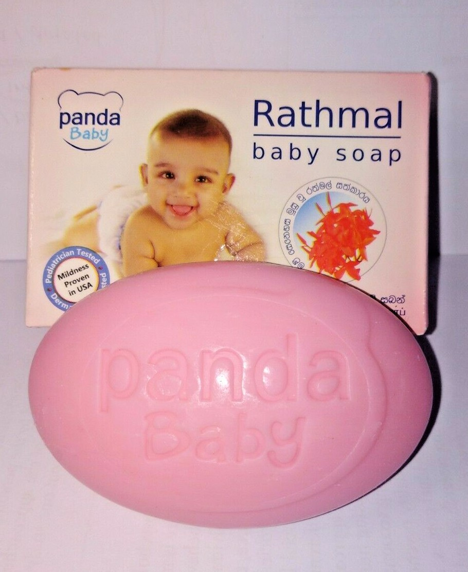 Panda Baby Rathmal Baby Soap 75g 78%TFM Mildness Proven In USA