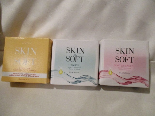 AVON Skin so Soft Bar Soap Original/ Soft & Sensual/ Facial Bar w/Salicylic Acid