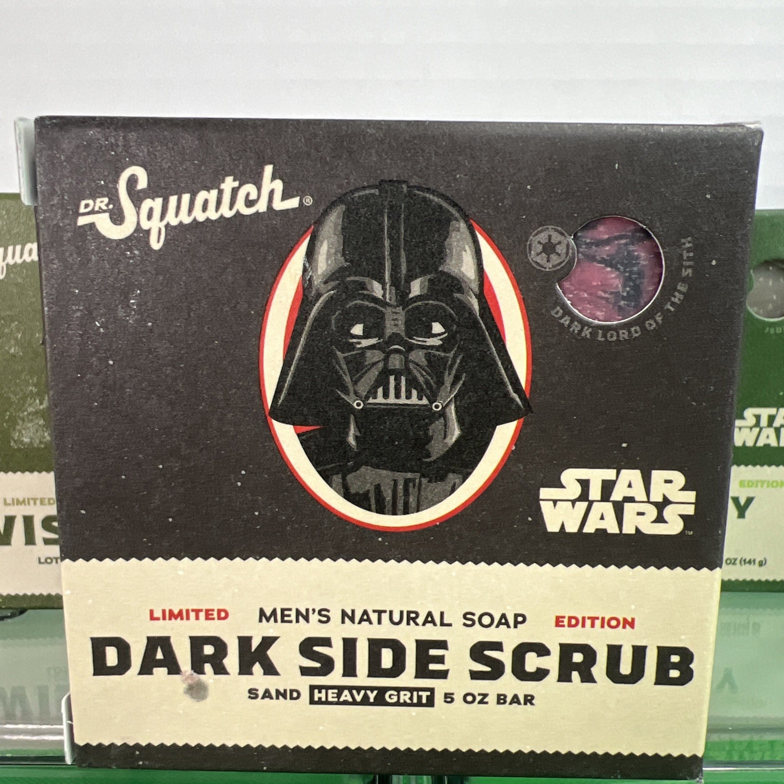 DR. Squatch Limited Edition Star Wars Soap, Zero & Heavy Grit (5Bars) 5 OZ Bars