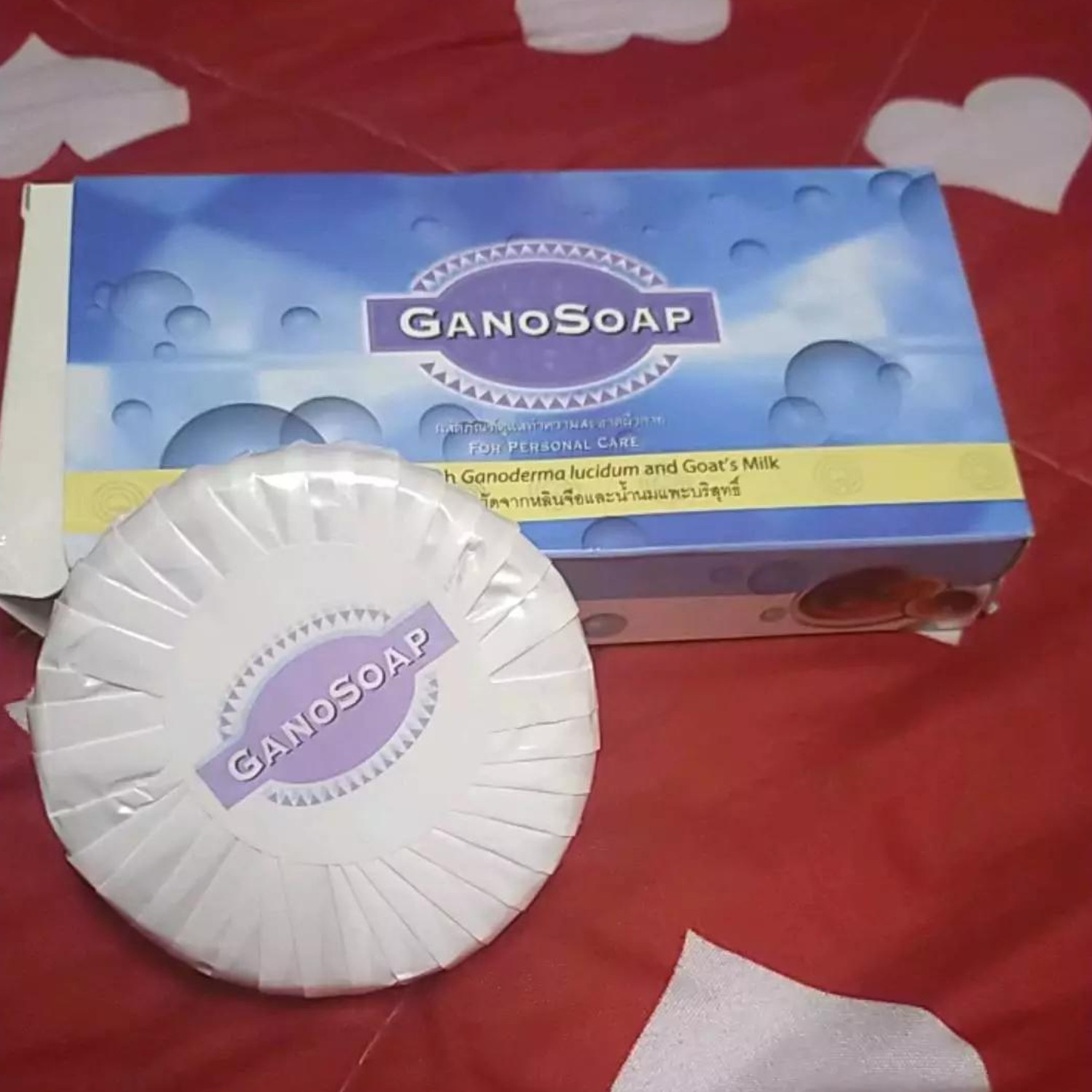 Original Gano Excel Soap Enrich Ganoderma & Goat Milk (2 Bar Per Box) Body Care