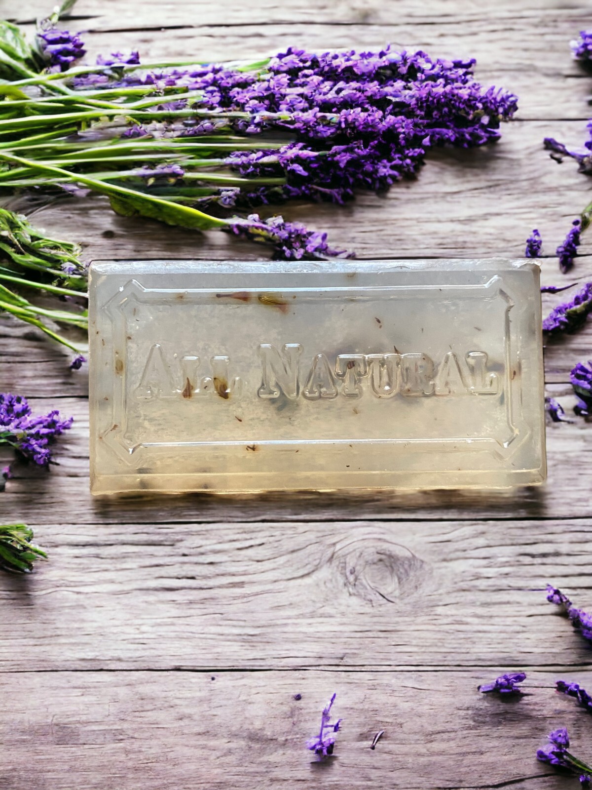 Lavender Artisan Soap with Vitamin E, 3.5 oz -4 oz