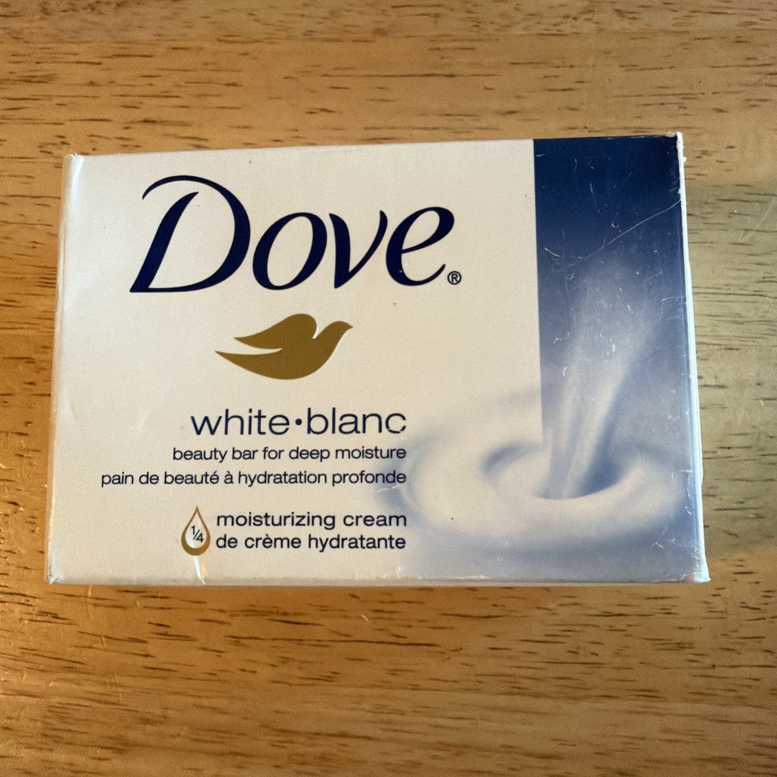 Dove Beauty Bar White.Blanc 1/4 Moisturizing Cream. Lot Of 4 NEW!