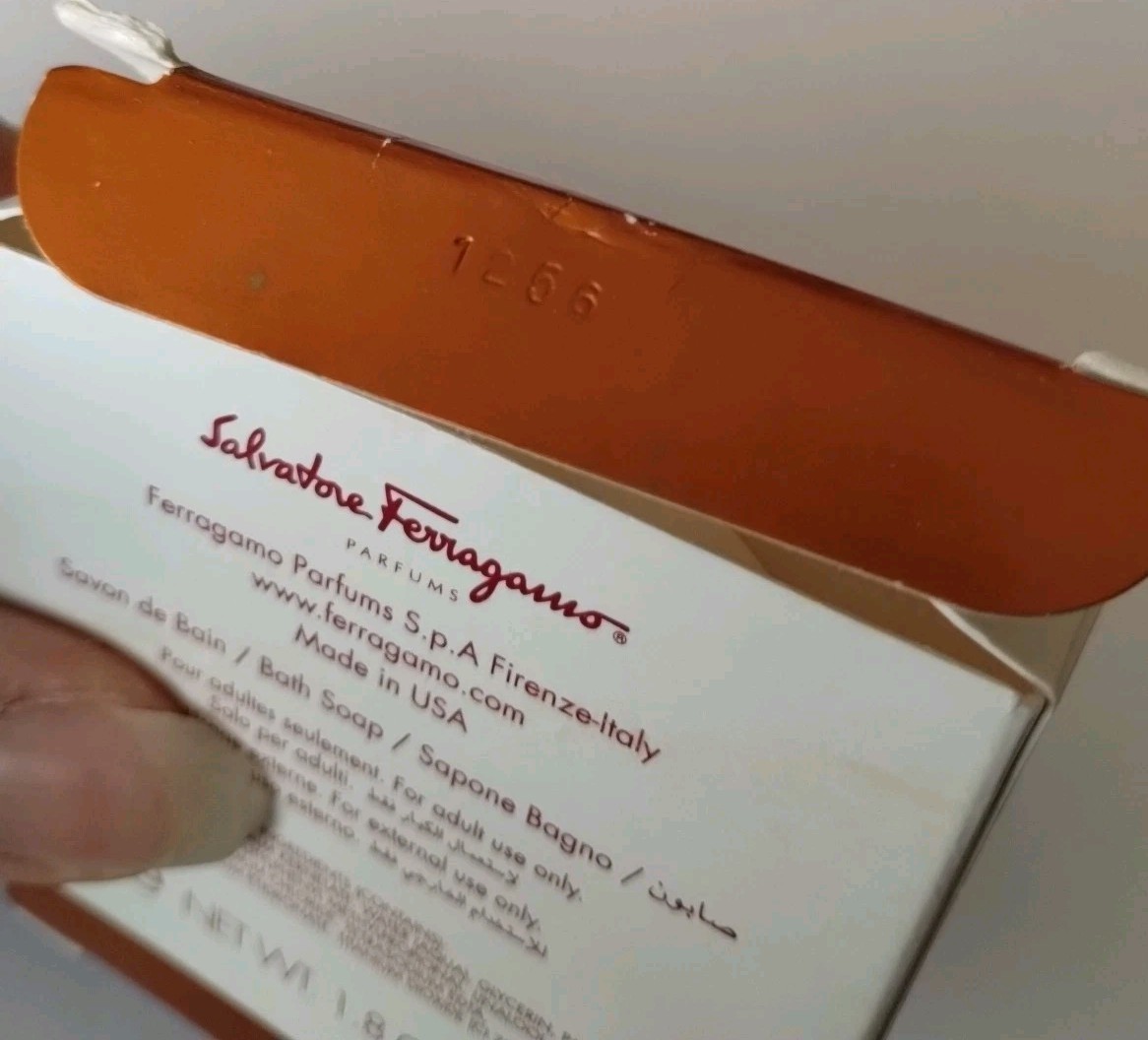 Salvatore Ferragamo Tuscan Soul Travel Scented Bath Soap Bar 50g 1.8 oz