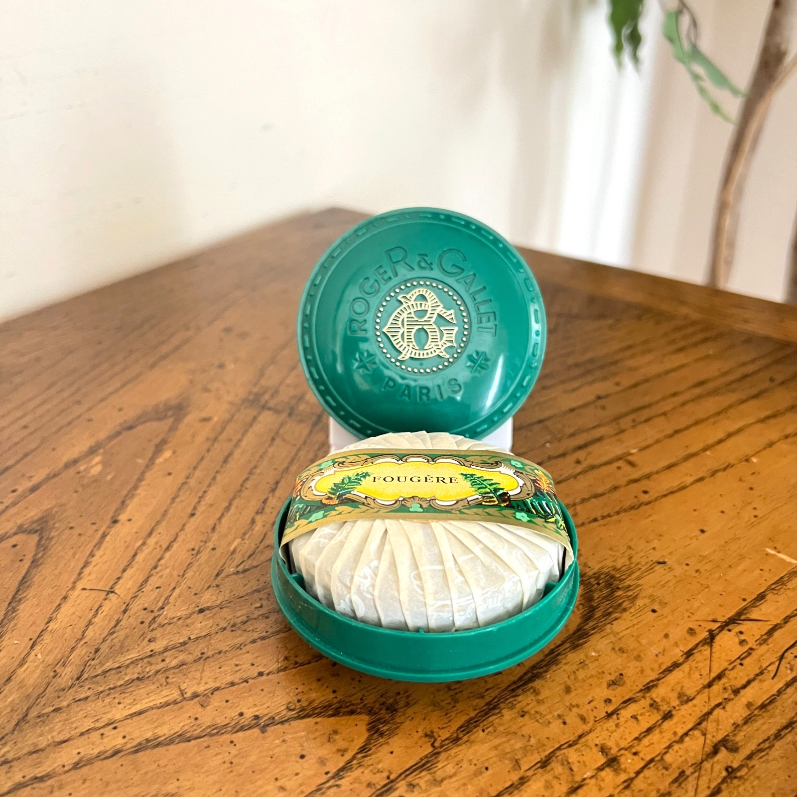Roger & Gallet Paris Fougere Perfumed Soap in Case Savon 3.1 oz 87.8 g Brand New