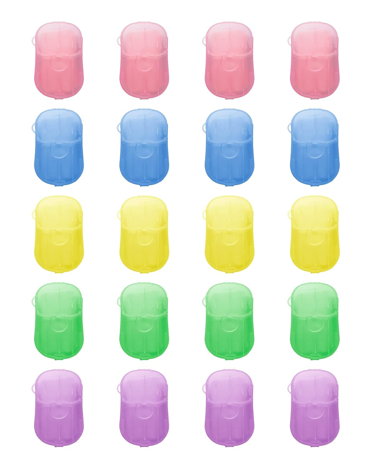 Paper Hand Soap Sheets for Traveling, 20 Pack Mini Portable Hand