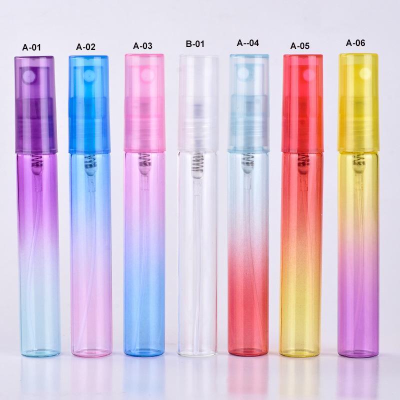 8ML Portable Colorful Perfume Bottle With Atomizer Empty Containers For Travel