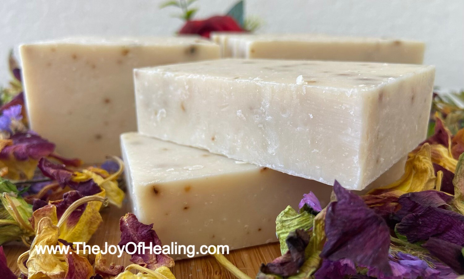 Spearmint Basil Scrub Shea Butter Natural Handmade Cold Process Bar Soap