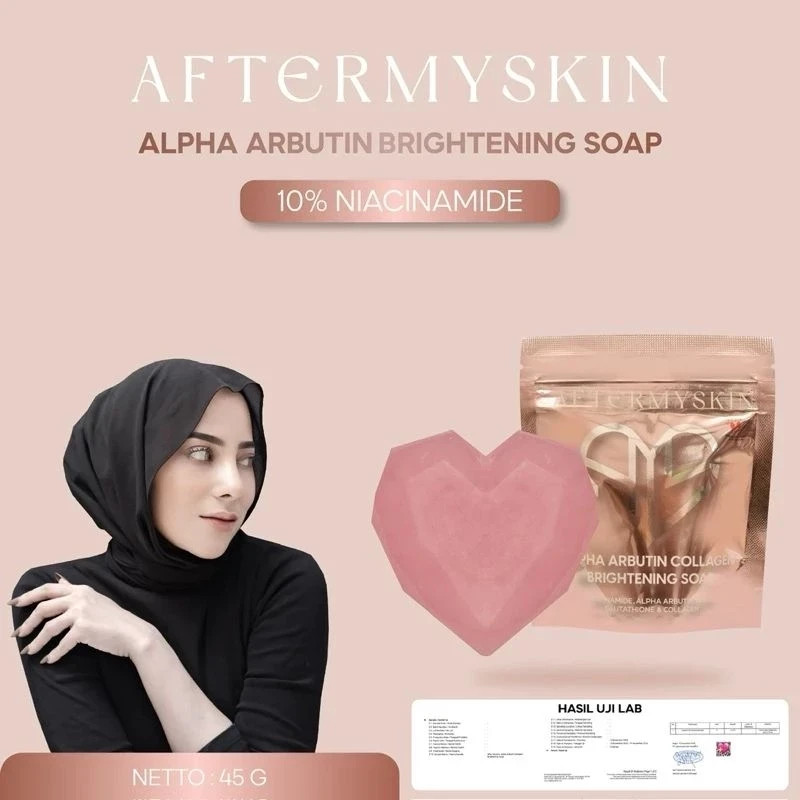 AFTERSKIN – Aftermyskin Alpha Arbutin Soap 1 PCS, 2 PCS, 3 PCS