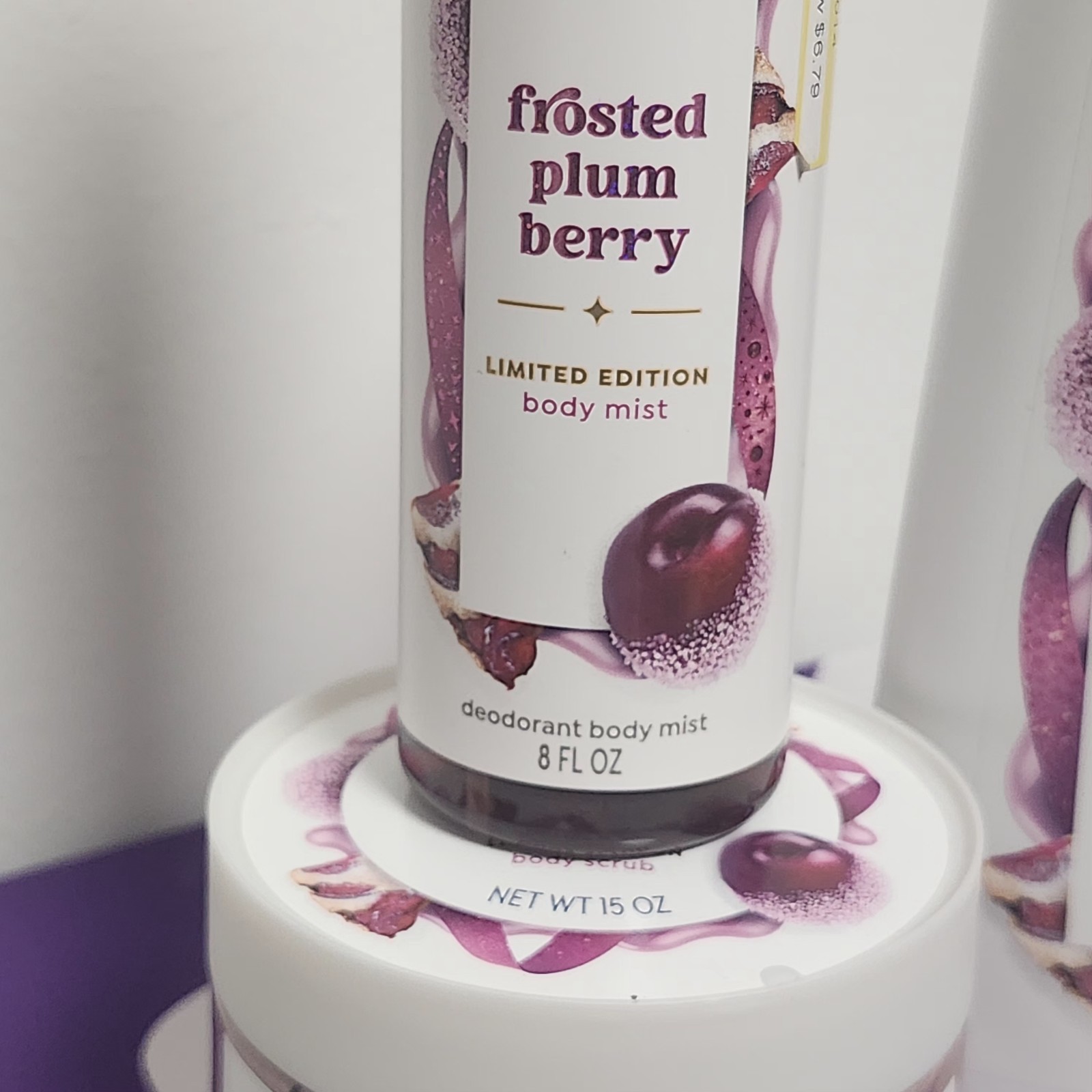 Dove Limited Edition Holiday Treats Frosted Plum Berry Mixed Soaps Scrubs Ect..