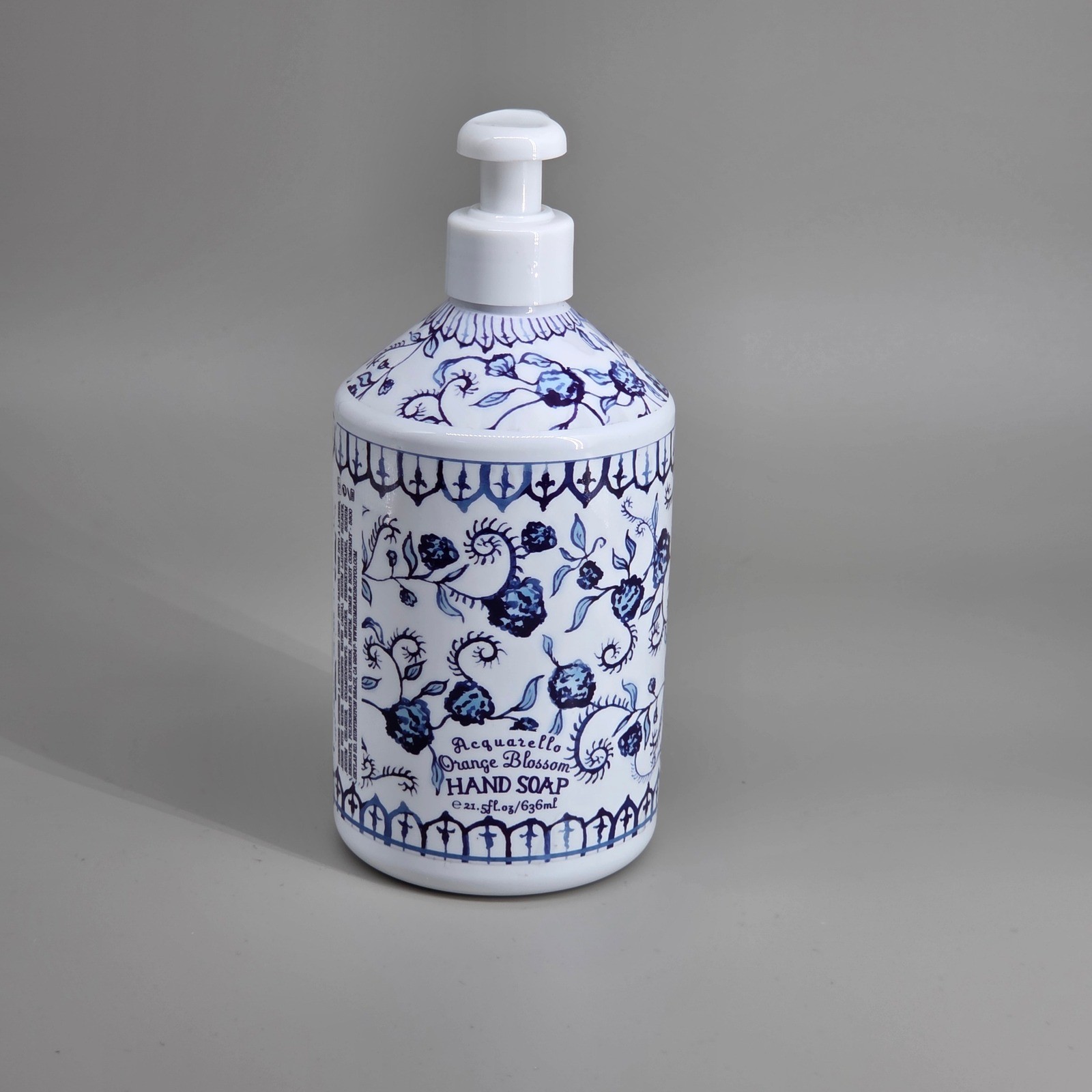 Home and Body Company Hand Soap Unisex 21 5oz Orange Blossom Blue White Floral