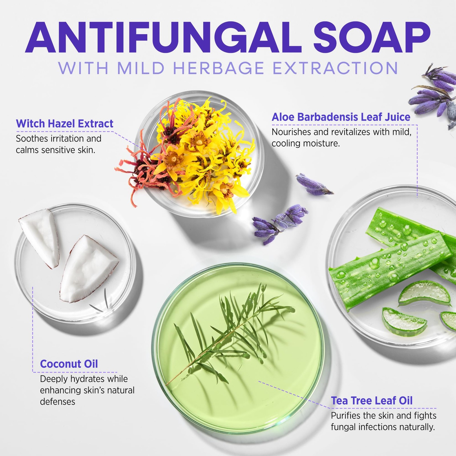 Hermon Antifungal Bar Soap: Antifungal Soap for Ringworm, Jock Itch & Athlete’s