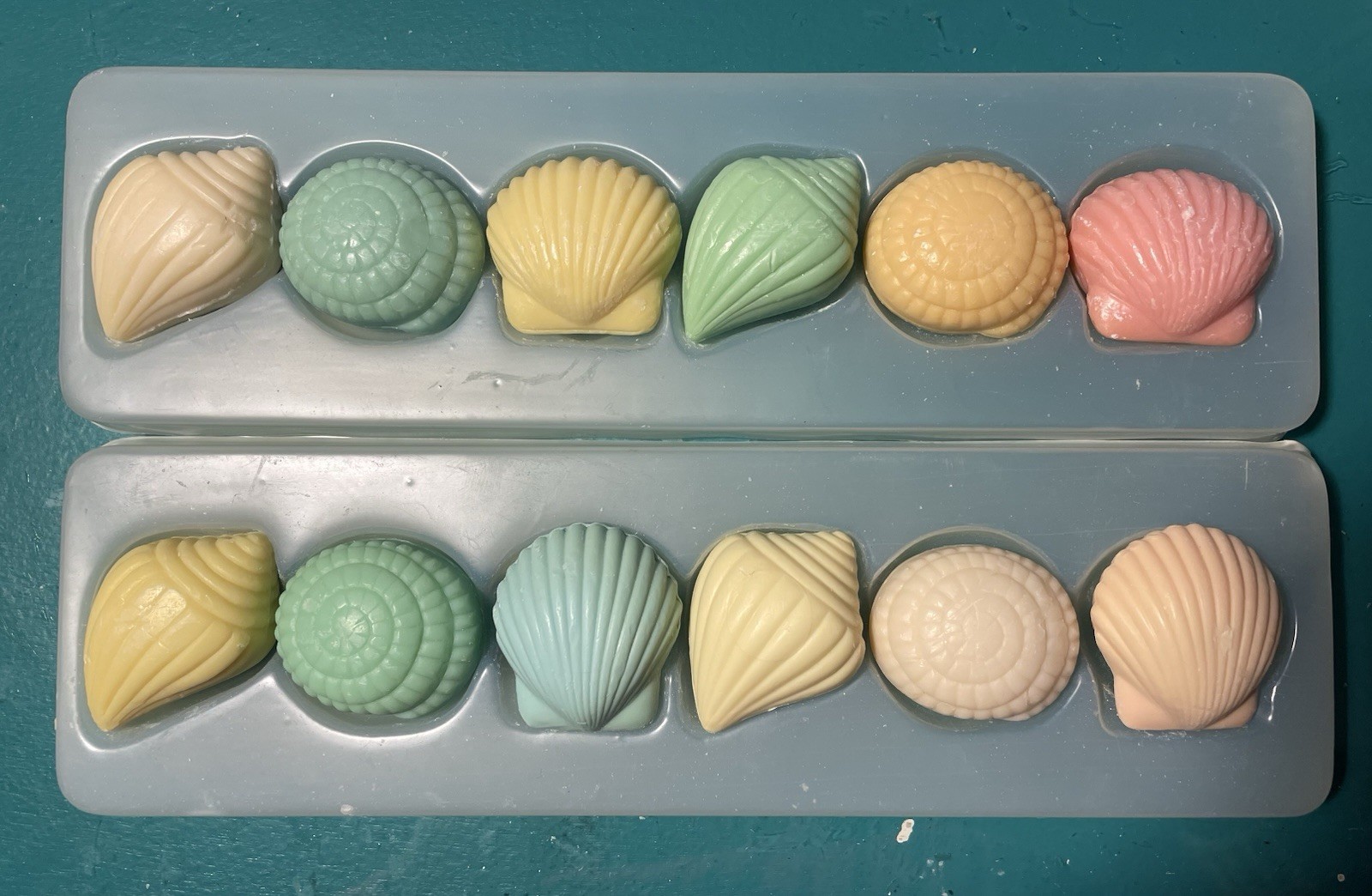 Nip! Lime light, fine perfumed vintage hand soaps, seashells