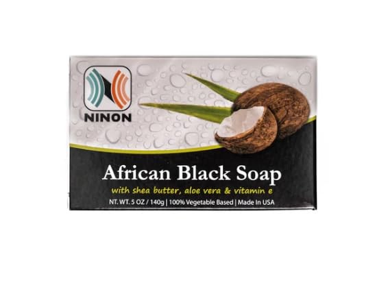 Ninon African Black Soap 5oz -6 pack 1 Ounce (Pack of 6)